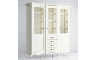 Фото Библиотека 3 двери с ящиками APg183E-K02-G Atelier Gold