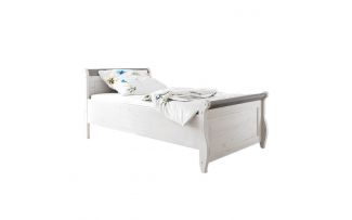 Кровать Мальта 100 без ящиков (серый)