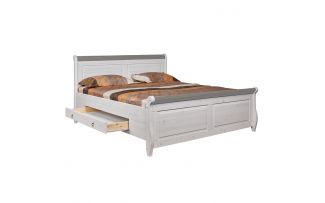 Кровать Мальта-М с ящиками 180х200 (серый)