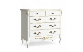 Фото Комод бельевой 5 ящиков APg109-K02-G Ательер Голд