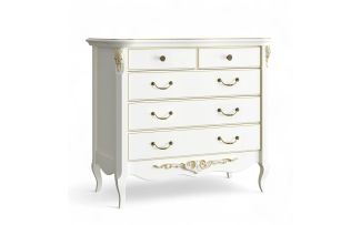 Фото Комод бельевой 5 ящиков R109g Романтик Голд