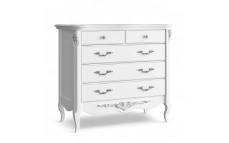 Фото Комод бельевой 5 ящиков S109-K00-S Сильвери Роум