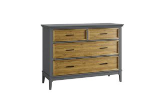 Фото Комод «Квадро-С» 04 (Серый 7042-Антик 24)