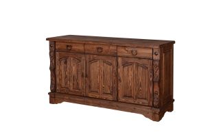 Фото Комод Викинг GL-05/1 из массива сосны (орех)