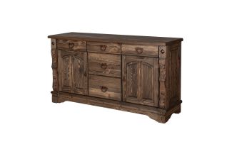 Фото Комод Викинг GL-05/1 с ящиками из массива сосны (венге)
