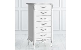 Фото Комод высокий 6 ящиков S108-K00-S Silvery Rome