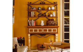 Фото Консоль Валенсия с кованной граверсой 2-75