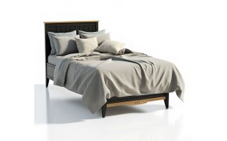 Фото Кровать Пенни 90x200 блэк/антик 24