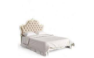 Фото Кровать с мягким изголовьем 120*200 R532-K02-G-B01 Романтик Голд