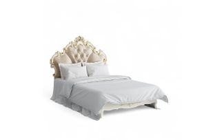 Фото Кровать с мягким изголовьем 120*200 R562D-K02-G-B01 Романтик Голд