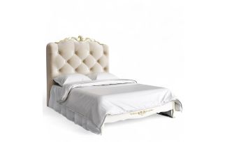Фото Кровать с мягким изголовьем 140*200 R714D-K02-G-B01 Романтик Голд