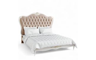 Фото Кровать с мягким изголовьем 160*200 A526-K02-G-B01 Ательер Голд