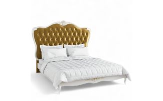 Фото Кровать с мягким изголовьем 160*200 A526-K02-G-B15 Ательер Голд