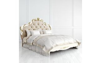 Фото Кровать с мягким изголовьем 160*200 R416-K02-G-B01 Romantic Gold