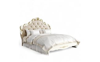 Фото Кровать с мягким изголовьем 160*200 R416-K02-G-B01 Романтик Голд