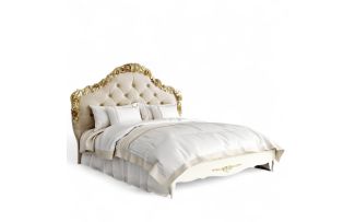 Фото Кровать с мягким изголовьем 160*200 R416-K02-GG-B01 Романтик Голд
