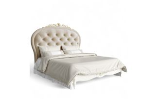 Фото Кровать с мягким изголовьем 160*200 R516D-K02-G-B01 Романтик Голд