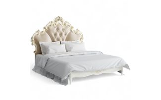 Фото Кровать с мягким изголовьем 160*200 R566D-K02-G-B01 Романтик Голд