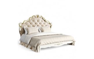 Фото Кровать с мягким изголовьем 180*200 R418-K02-G-B01 Романтик Голд
