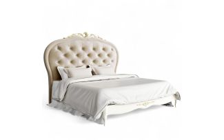 Фото Кровать с мягким изголовьем 180*200 R518D-K02-G-B01 Романтик Голд