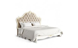 Фото Кровать с мягким изголовьем 180*200 R538-K02-G-B01 Романтик Голд