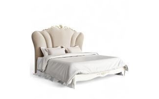 Фото Кровать с мягким изголовьем 180*200 R618D-K02-G-B01 Романтик Голд