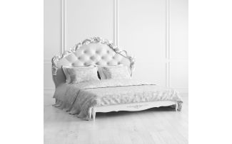 Фото Кровать с мягким изголовьем 180*200 S418-K00-S-B07 Silvery Rome