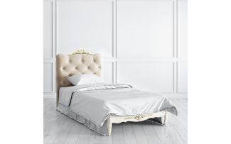 Фото Кровать с мягким изголовьем 90*190 R709D-K02-G-B01 Romantic Gold