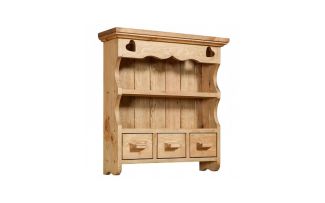 Фото Полка навесная Прованс 3 ящичка KAE4