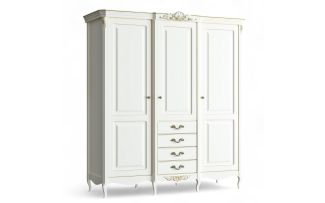 Фото Шкаф 3 двери APg623E-K02-G Ательер Голд