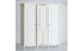 Фото Шкаф 3 двери R623E-K02-G Romantic Gold