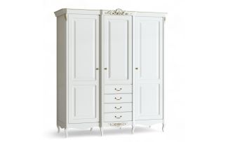 Фото Шкаф 3 двери R623E-K02-G Романтик Голд