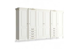 Фото Шкаф 6 дверей APg626E-K02-G Ательер Голд