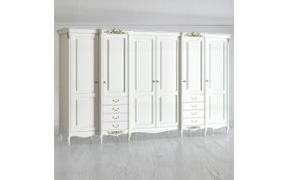 Фото Шкаф 6 дверей R626E-K02-G Romantic Gold