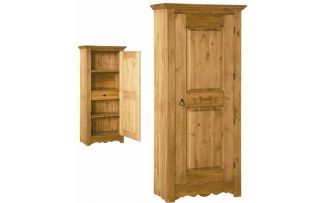 Фото Шкаф для белья ВО 194 SC с резьбой на двери