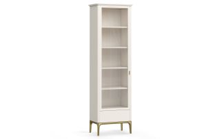 Фото Шкаф книжный малый 1 ящик L Альтэ Pr129LB-gold ПРИМО Голд