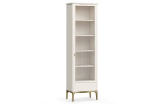 Фото Шкаф книжный малый 1 ящик R Альтэ Pr129RB-gold ПРИМО Голд