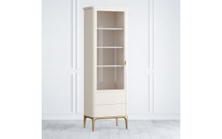 Фото Шкаф книжный малый 2 ящика L Pr029LC-gold Primo gold