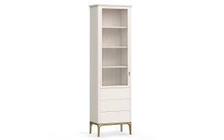 Фото Шкаф книжный малый 3 ящика L Альтэ Pr129LD-gold ПРИМО Голд