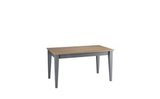 Фото Стол обеденный Форест/Сканди 160х80 со вставкой серый 7046/антик