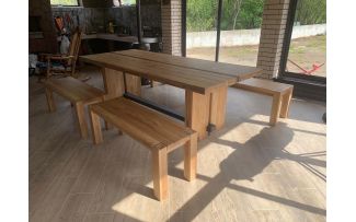 Фото Стол обеденный из дуба Дрезден (Аляска) 2800х1000х750