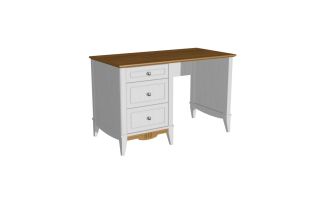 Фото Стол Пенни письменный 120 белый воск/антик 24