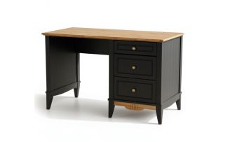 Фото Стол Пенни письменный NN 120 блэк/антик 24