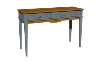 Фото Стол Пенни туалетный 120 серый 7046/антик 24