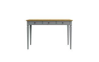 Фото Стол письменный Ольса-С 003 серый 7042 / антик 24