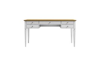 Фото Стол письменный Ольса-С 005 белый лак / антик 24