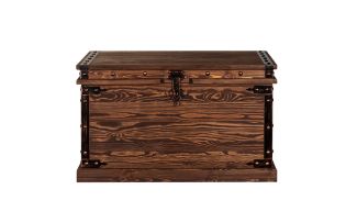 Фото Сундук Викинг (с прямой крышкой) (орех)