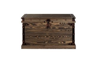 Фото Сундук Викинг (с прямой крышкой) (венге)
