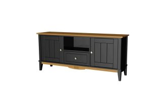 Фото Тумба NN ТВ 1600 Пенни (Блэк / Антик 24)