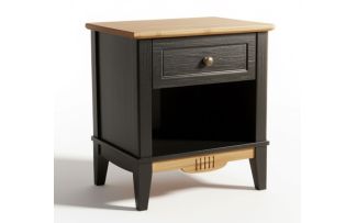 Фото Тумба Пенни прикроватная NN блэк/антик 24